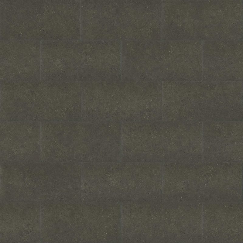 Dark gray rectangular tile-look surface in a staggered pattern